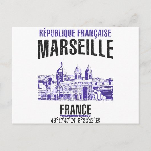 Marseille Briefkaart (Voorkant)