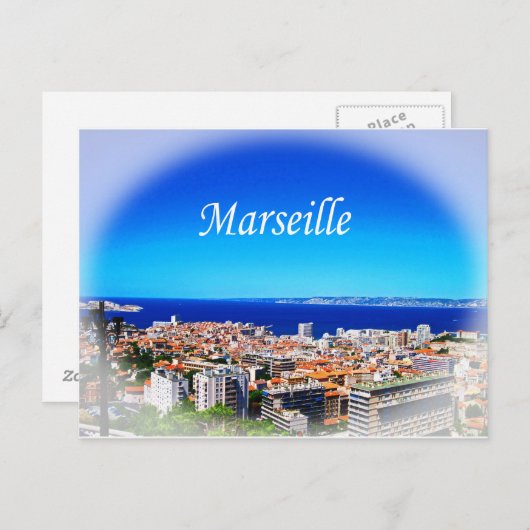 Marseille Briefkaart (Voorkant / Achterkant)