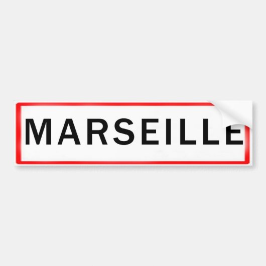 MARSEILLE BUMPERSTICKER (Voorkant)