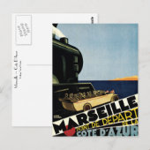 Marseille ~ Cote D'Azur Briefkaart (Voorkant / Achterkant)