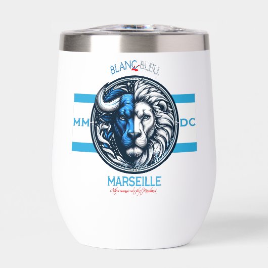 Marseille fan zone supporters sportfles (Voorkant)