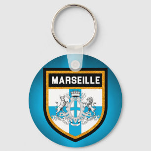 Marseille Flag Sleutelhanger