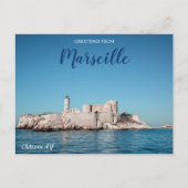 Marseille France Castle Briefkaart (Voorkant)