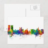 Marseille France Skyline Briefkaart (Voorkant / Achterkant)