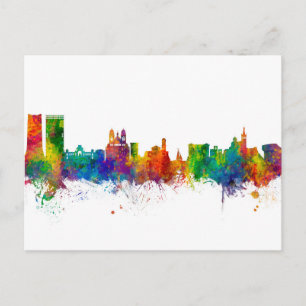Marseille France Skyline Briefkaart