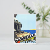 Marseille France vintage Briefkaart (Staand voorkant)