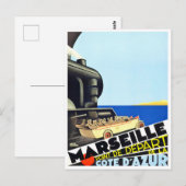 Marseille France vintage Briefkaart (Voorkant / Achterkant)