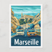 Marseille Frankrijk Beroemde Reisplaats Briefkaart (Voorkant)