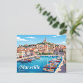 Marseille Frankrijk Briefkaart (Staand voorkant)