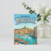 Marseille Frankrijk Briefkaart (Staand voorkant)