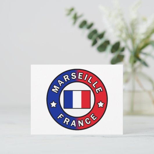 Marseille Frankrijk Briefkaart (Staand voorkant)