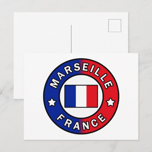 Marseille Frankrijk Briefkaart (Voorkant / Achterkant)