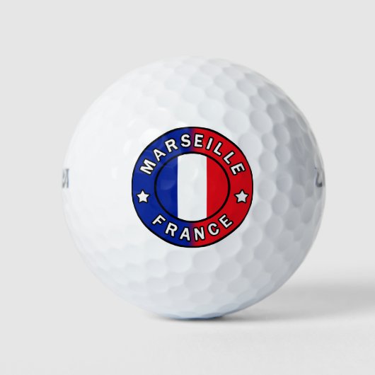 Marseille Frankrijk Golfballen (Voorkant)