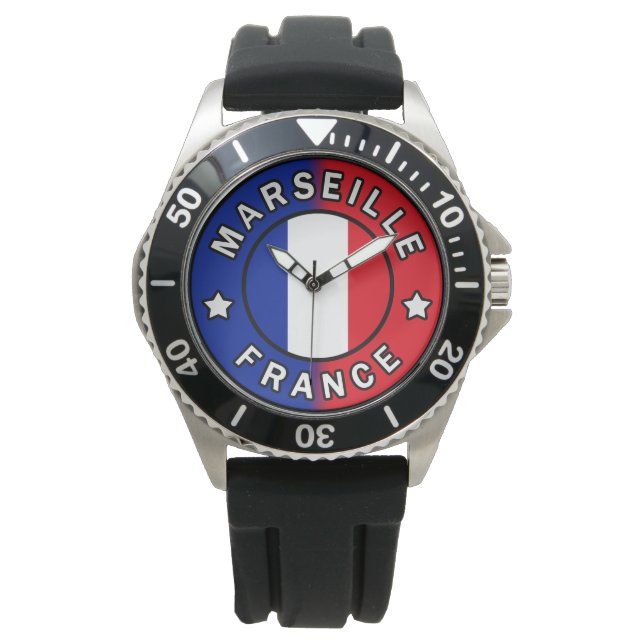 Marseille Frankrijk Horloge (Voorkant)