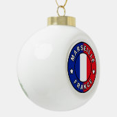 Marseille Frankrijk Keramische Bal Ornament (Links)