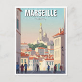 Marseille Frankrijk Reizen Briefkaart (Voorkant)