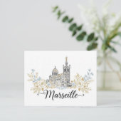 Marseille Frankrijk Reizen Briefkaart (Staand voorkant)