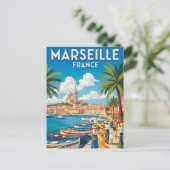  Marseille Frankrijk Reizen Briefkaart (Staand voorkant)