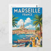  Marseille Frankrijk Reizen Briefkaart (Voorkant / Achterkant)