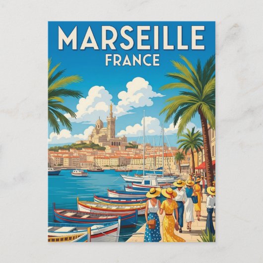  Marseille Frankrijk Reizen Briefkaart (Voorkant)