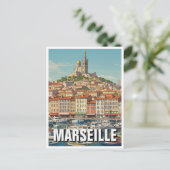 Marseille Frankrijk Reizen Briefkaart (Staand voorkant)