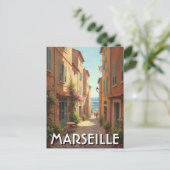 Marseille Frankrijk Reizen Briefkaart (Staand voorkant)