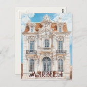 Marseille Frankrijk Reizen Briefkaart (Voorkant / Achterkant)