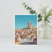 Marseille Frankrijk Reizen Briefkaart (Staand voorkant)