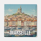 Marseille Frankrijk Reizen Magneet (Voorkant)