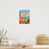 Marseille Frankrijk Reizen Stad Muurkunst Esthetis Poster (Keuken)