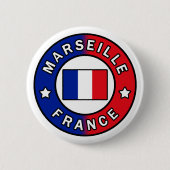 Marseille Frankrijk Ronde Button 5,7 Cm (Voorkant)