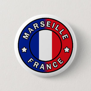 Marseille Frankrijk Ronde Button 5,7 Cm
