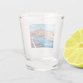 Marseille Frankrijk Shot Glas (Achterkant)