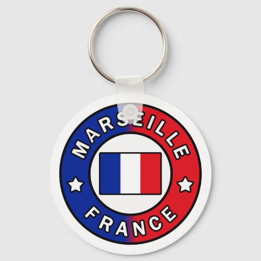 Marseille Frankrijk Sleutelhanger (Voorkant)