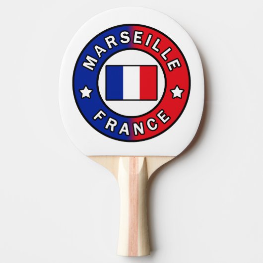 Marseille Frankrijk Tafeltennisbatje (Voorkant)