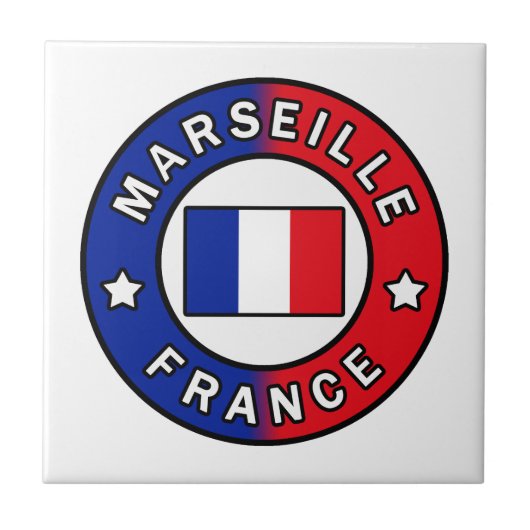 Marseille Frankrijk Tegeltje (Voorkant)