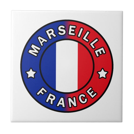 Marseille Frankrijk Tegeltje (Voorkant)