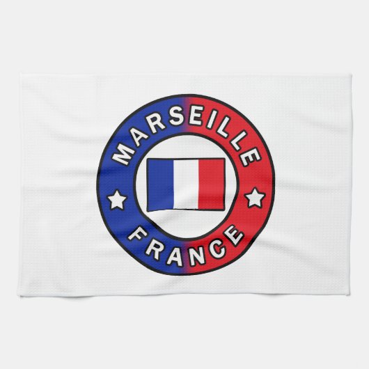 Marseille Frankrijk Theedoek (Horizontaal)