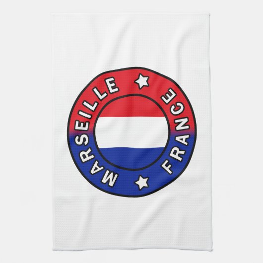 Marseille Frankrijk Theedoek (Verticaal)