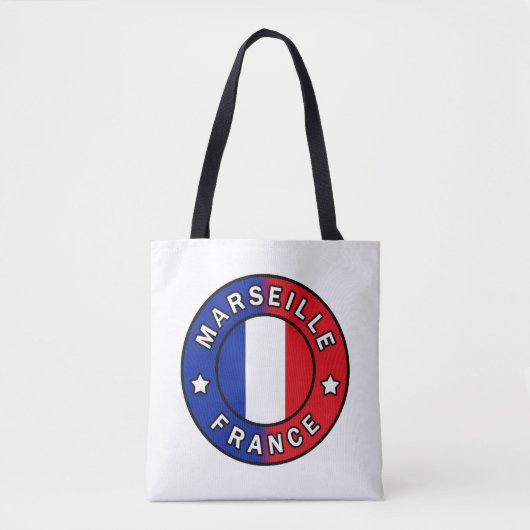Marseille Frankrijk Tote Bag (Voorkant)
