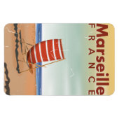 Marseille Frankrijk vintage reisposter Magneet (Horizontaal)
