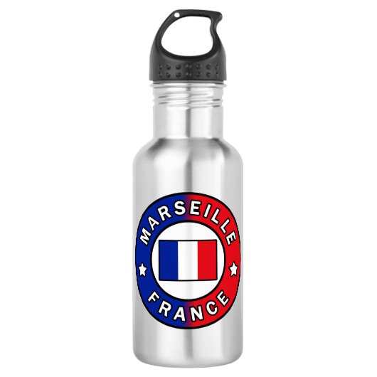 Marseille Frankrijk Waterfles (Voorkant)