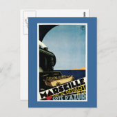 Marseille Frans reisbureau Briefkaart (Voorkant / Achterkant)