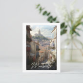 Marseille - illustratie briefkaart (Staand voorkant)