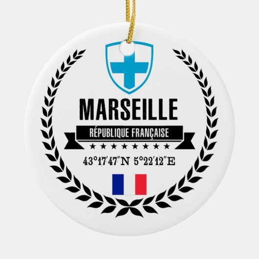 Marseille Keramisch Ornament (Voorkant)