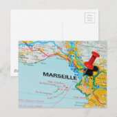 Marseille, Marseille, Frankrijk Briefkaart (Voorkant / Achterkant)