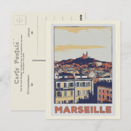 Marseille Notre-Dame-de-la-Garde Frankrijk Briefkaart
