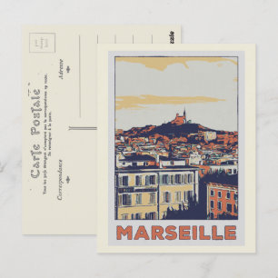 Marseille Notre-Dame-de-la-Garde Frankrijk Briefkaart
