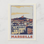Marseille Notre-Dame-de-la-Garde Frankrijk Briefkaart (Voorkant)