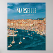 Marseille Photo Vintage Poster (Voorkant)